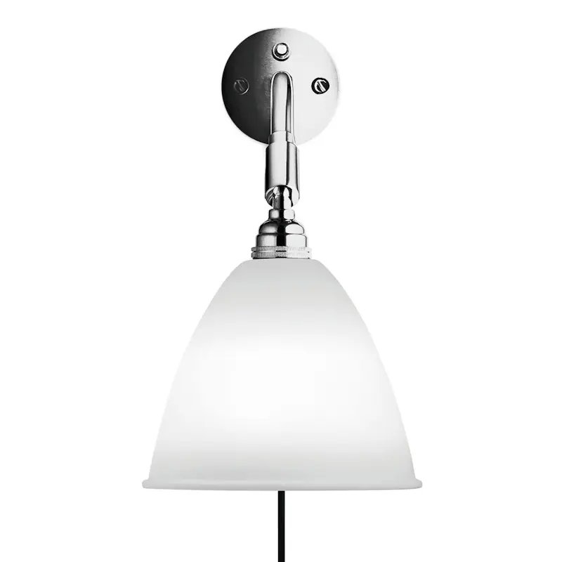 Erbjudandepris Bestlite BL7 Vägglampa, Krom / Benporslin