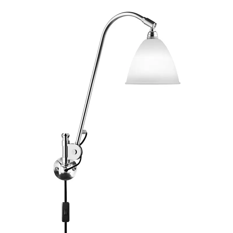 Bestlite BL6 Vägglampa, Krom/Benporslin Begränsad tid