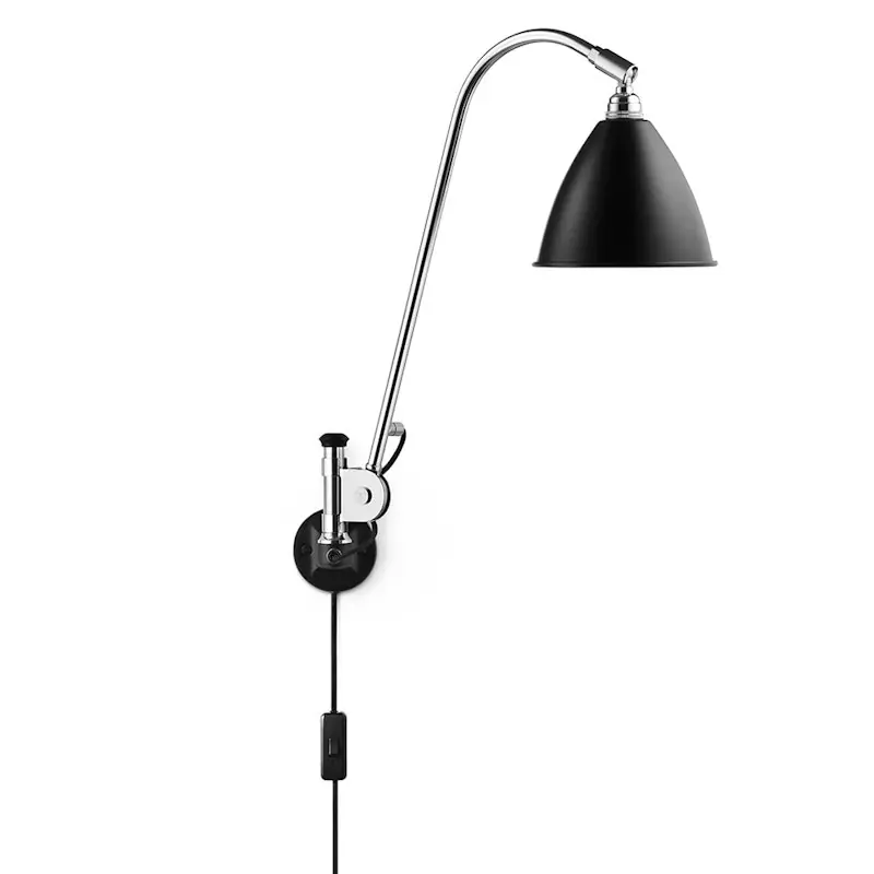 Sista chansen Bestlite BL6 Vägglampa, Krom/Svart