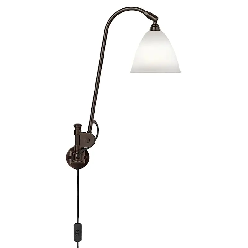 Bestlite BL6 Vägglampa, Black Brass/Bone China Begränsat erbjudande