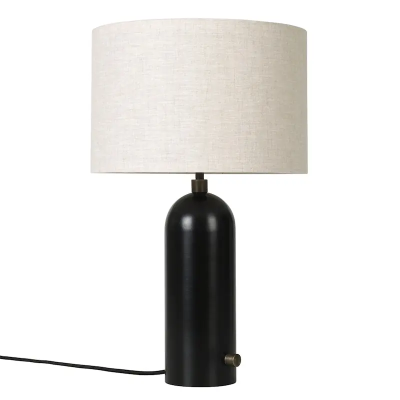 Kampanj Gravity Bordslampa Liten, Svart Marmor / Vit