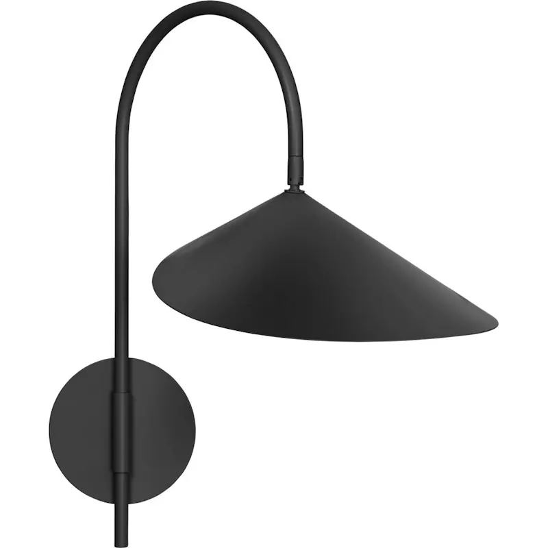 Populärt val Arum Swivel Vägglampa, Svart
