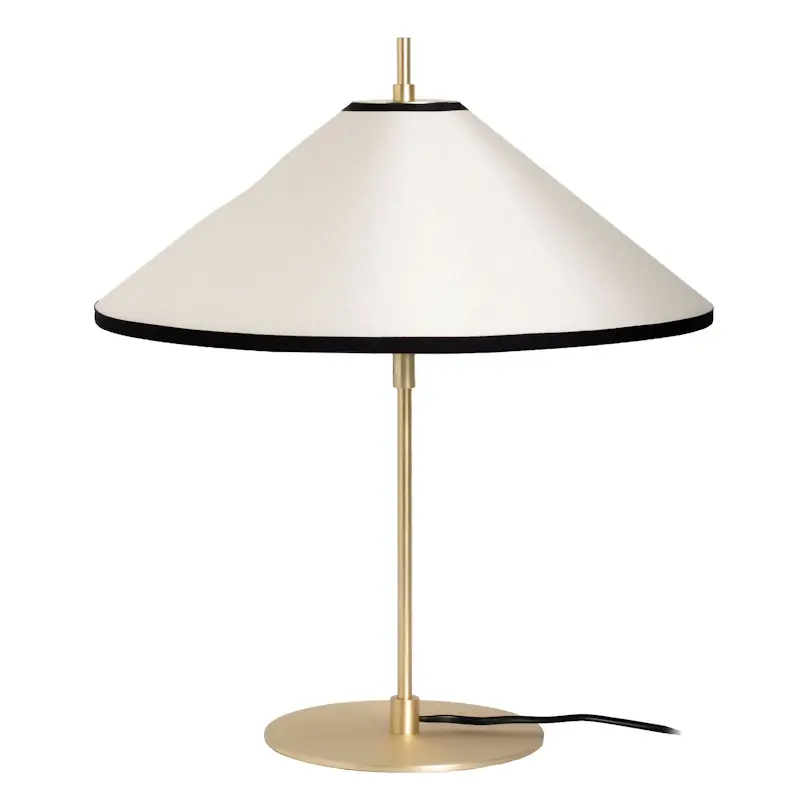 Begränsat antal Tafta Bordslampa Ø40 cm, Svart / Off-white