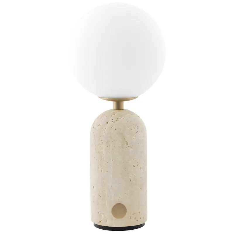 Endast idag Torrano Bordslampa Portabel, Travertin