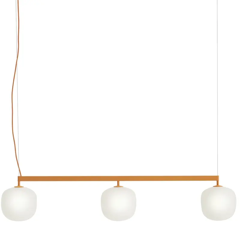 Populärt val Rime Pendellampa Med Skena, Orange