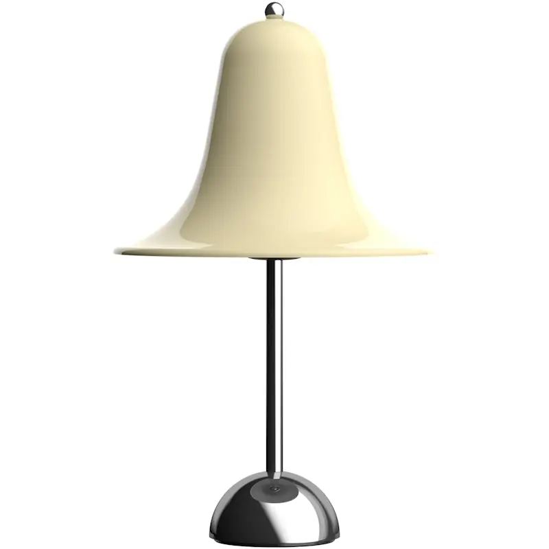 Premium Pantop Bordslampa Ø23, Krom / Cream White