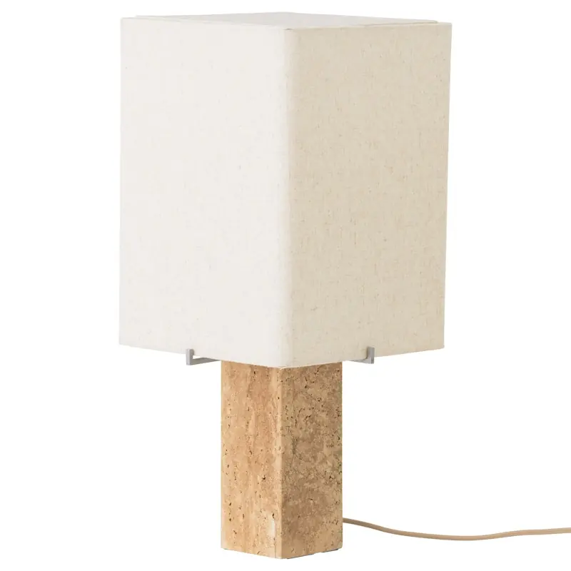Begränsat antal Nonna Bordslampa 49 cm, Travertin / Sand