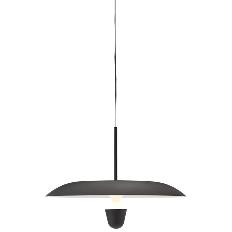 risnedsättning Kantarell Pendel 55 cm, Svart / Vit
