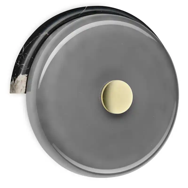 Billigare Trip Vägglampa, Marmor Ask / Grå
