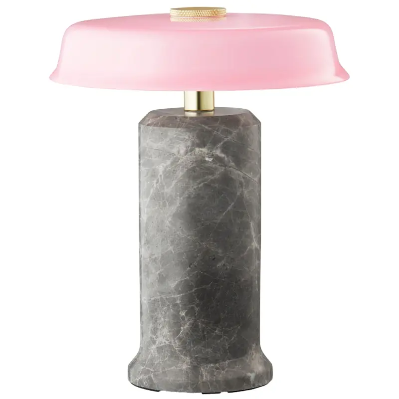 Nedsatt pris Trip No. 2 Portabel Lampa, Marmor Silver / Rose