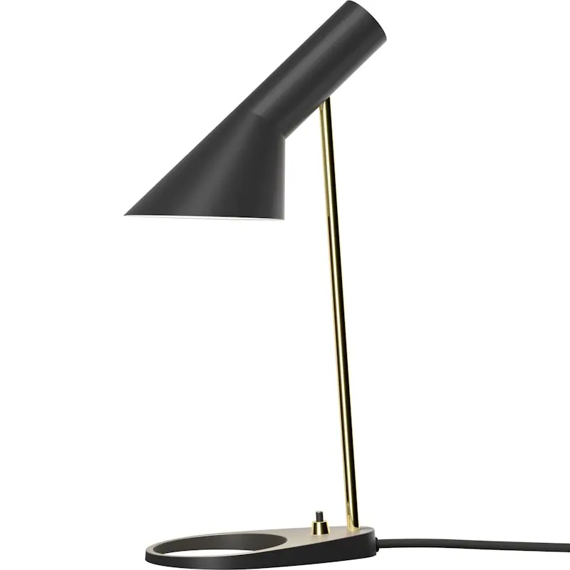 AJ Mini Bordslampa, Svart / Mässing Lågt pris