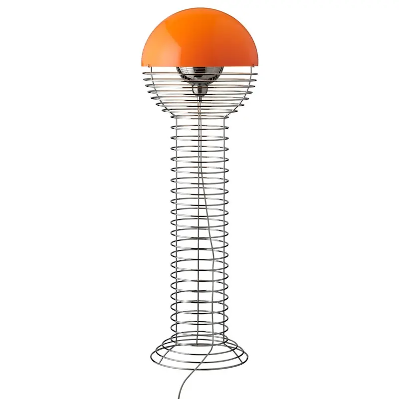 Nyhet Wire Golvlampa 120 cm, Orange