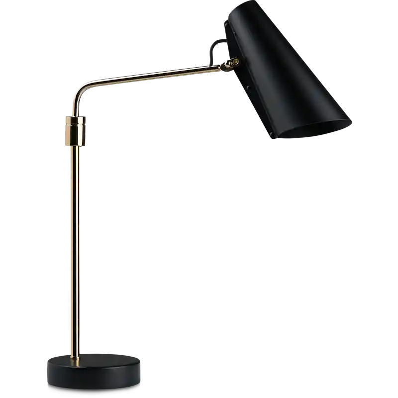 Birdy Swing Bordslampa, Svart / Mässing Säker betalning