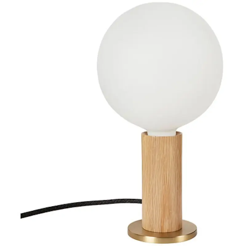 Lågt pris Knuckle Bordslampa Med Sphere IV Ljuskälla, Ek
