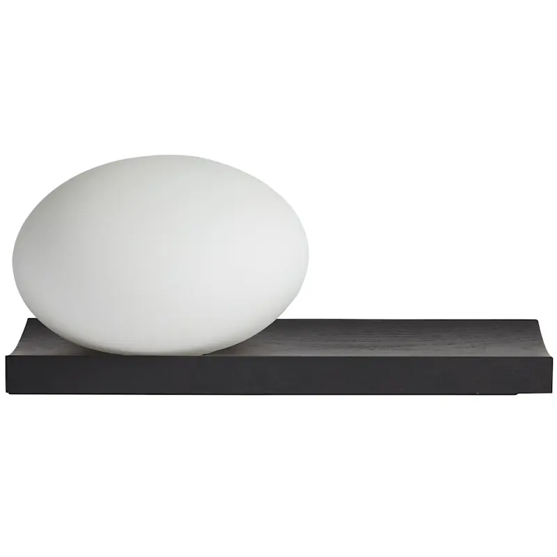 Dew Bordslampa / Vägglampa, Svartmålad Ask Nyhet