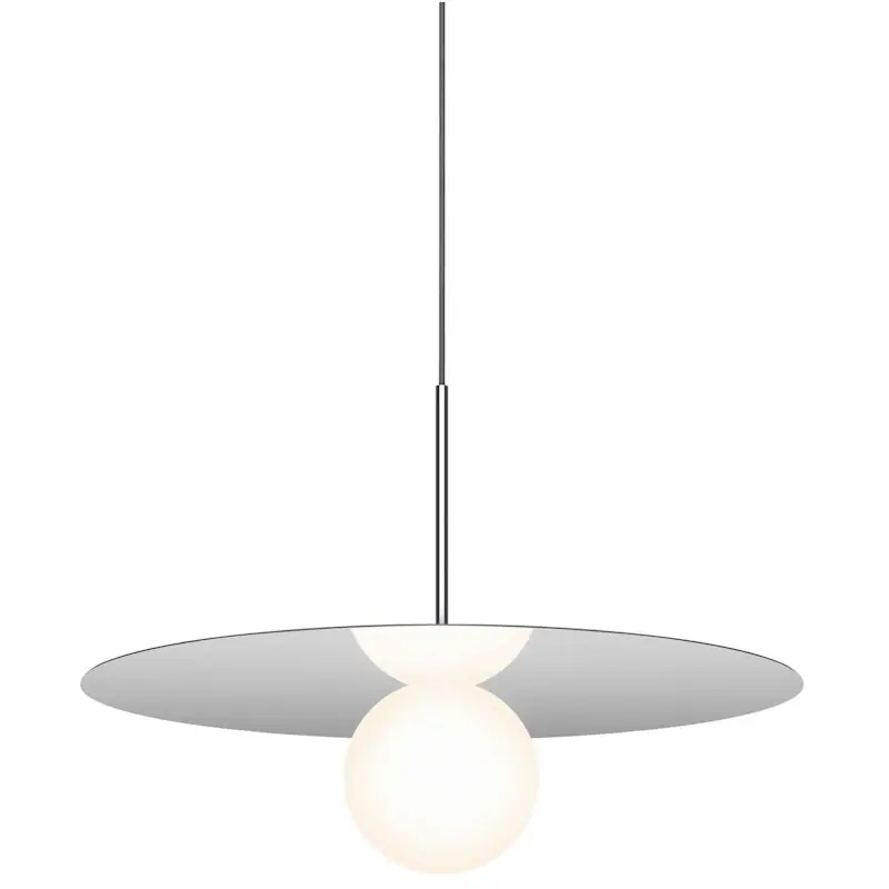Bola Disc Pendel 55,9 cm, Krom Fri frakt