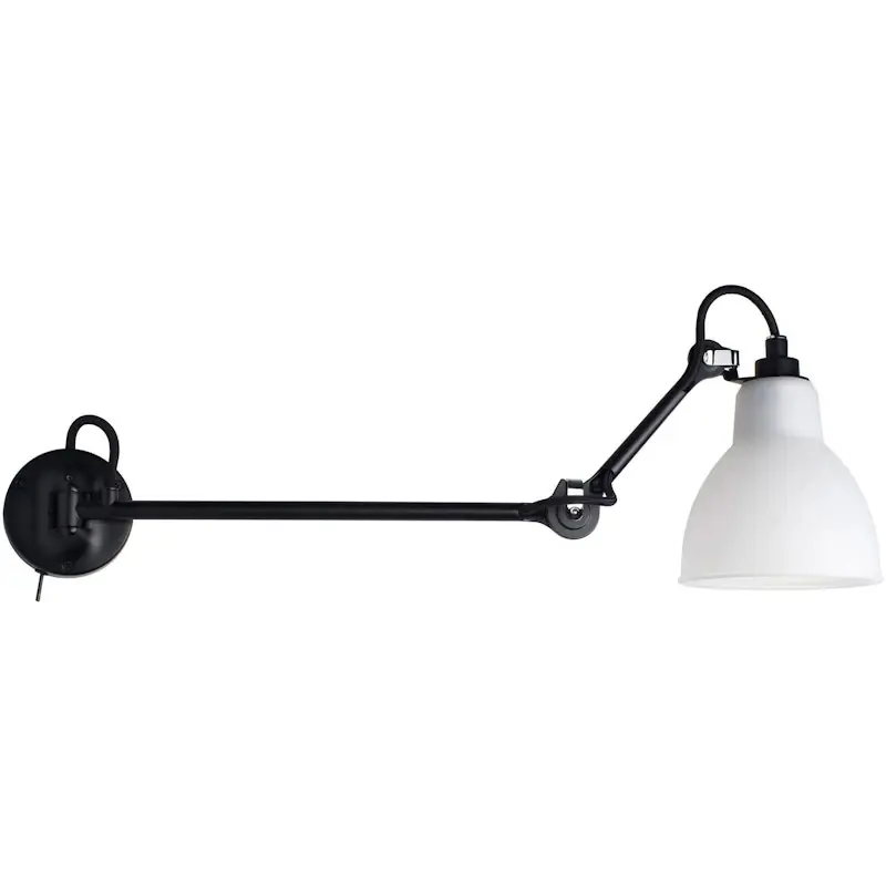 Lampe Gras N°204 L40 SW Vägglampa, Polykarbonat Beställ idag