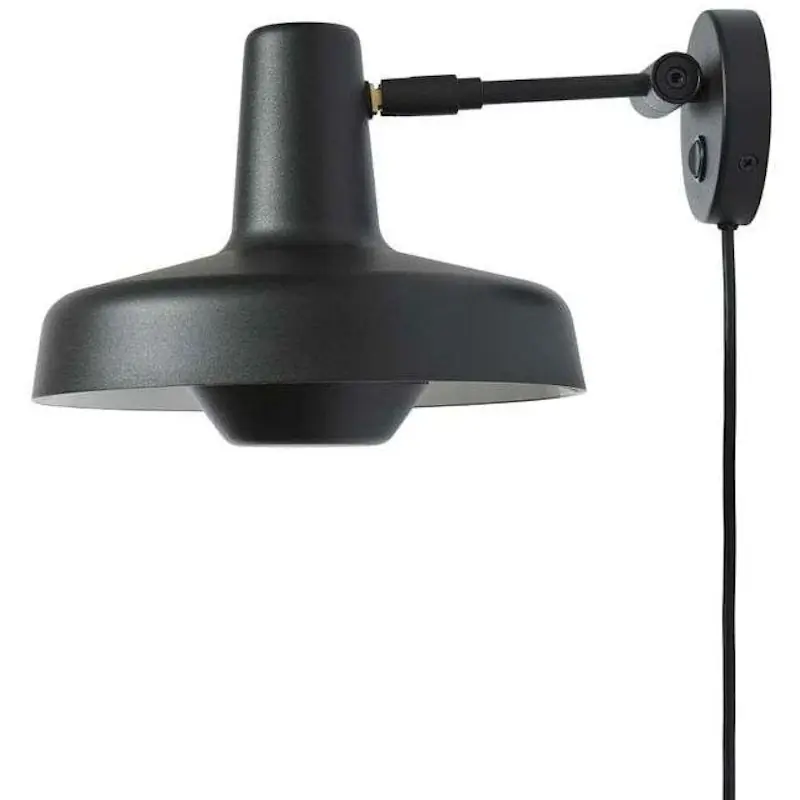 Arigato Vägglampa Extra Kort, Svart Erbjudandepris