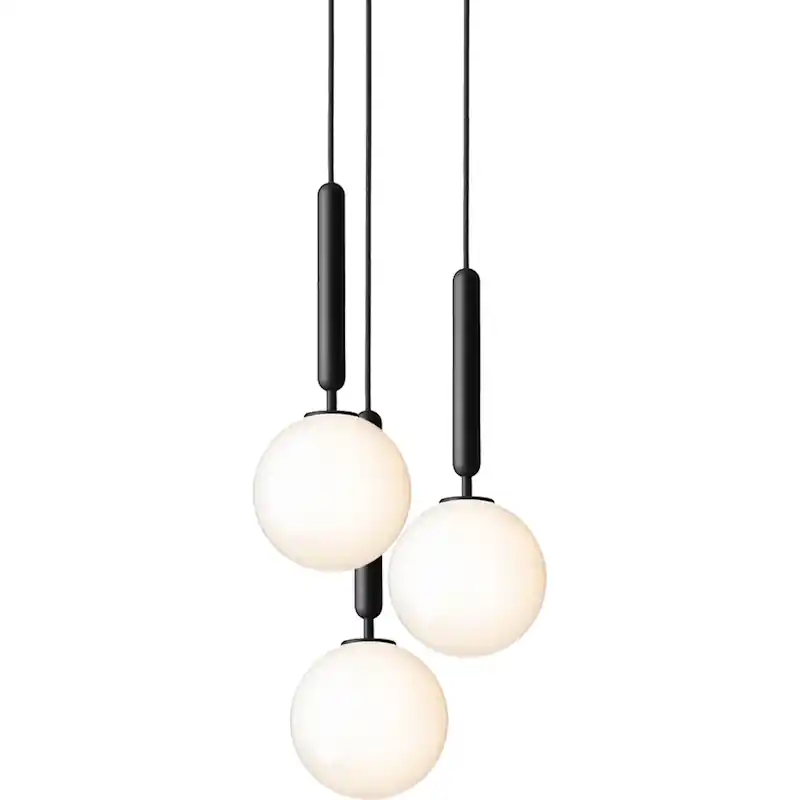 Miira 3 Ljuskrona 310 mm, Rock Grey / Opal Beställ idag