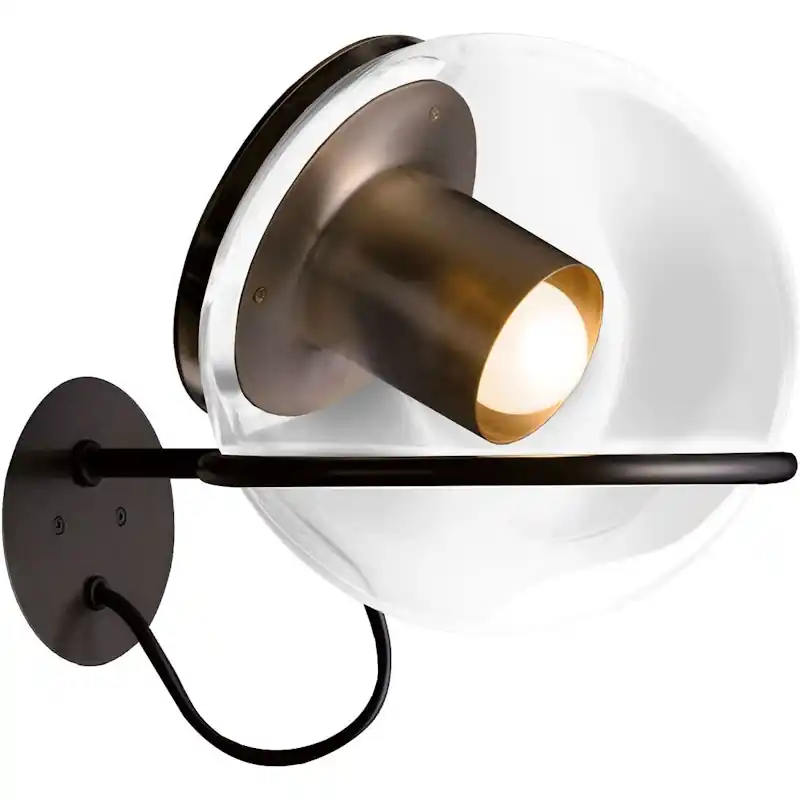 The Globe 727 Vägglampa, Satin Gold / Anodiserat Brons Köp nu
