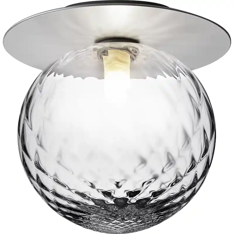 Handla nu Liila 1 Vägg-/Taklampa 255 mm, Light Silver / Klar