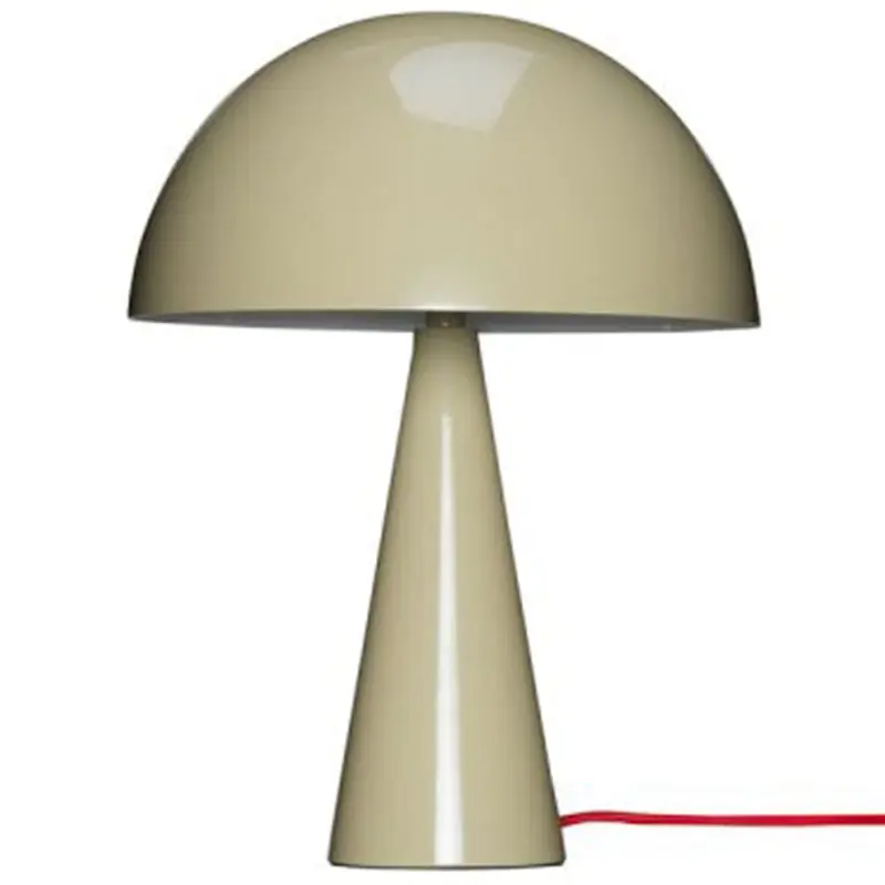 Rabatt Mush Mini Bordslampa, Sand/Röd