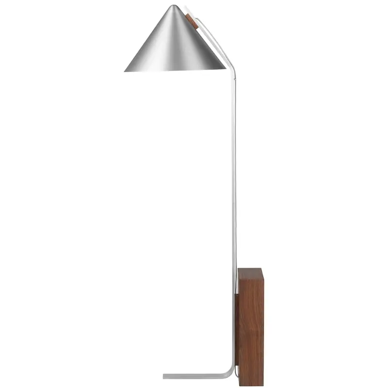 Cone Golvlampa, Borstad Aluminium Fri frakt