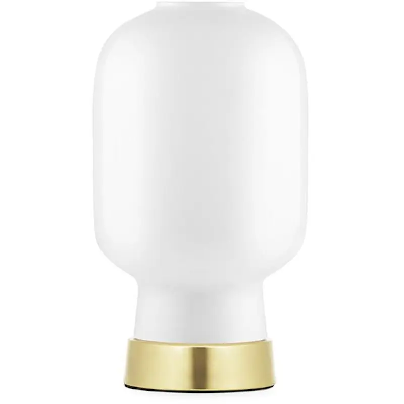 Amp Bordslampa, Vit / Mässing Sista chansen