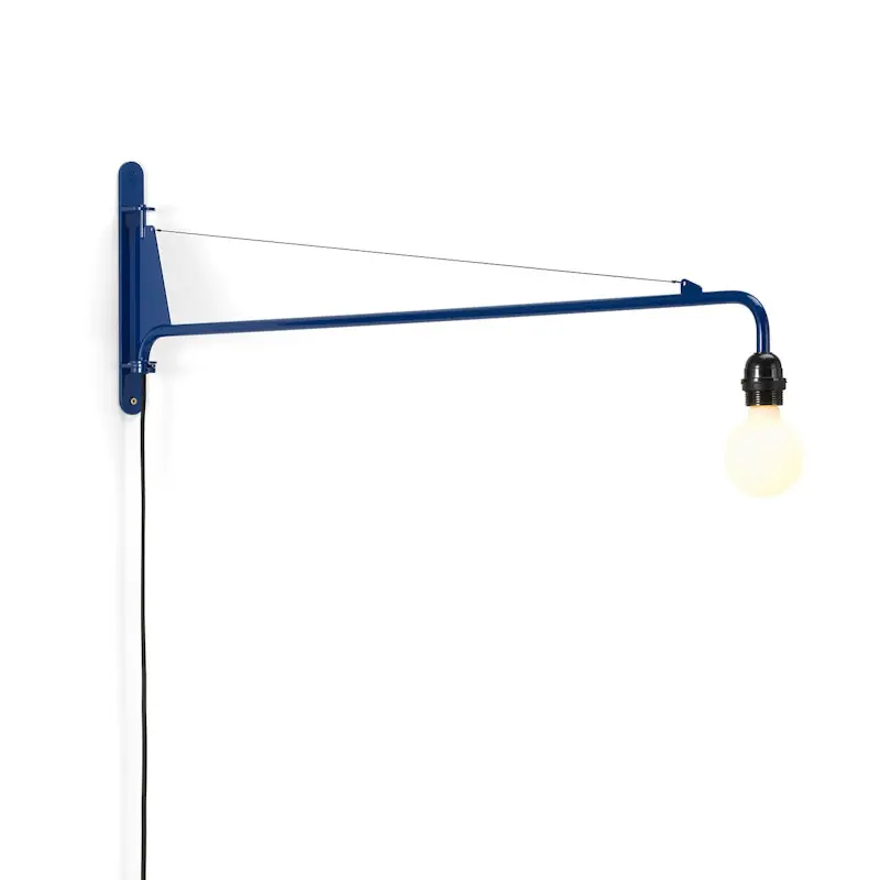 Petite Potence Vägglampa, Prouvé Bleu Marcoule I lager