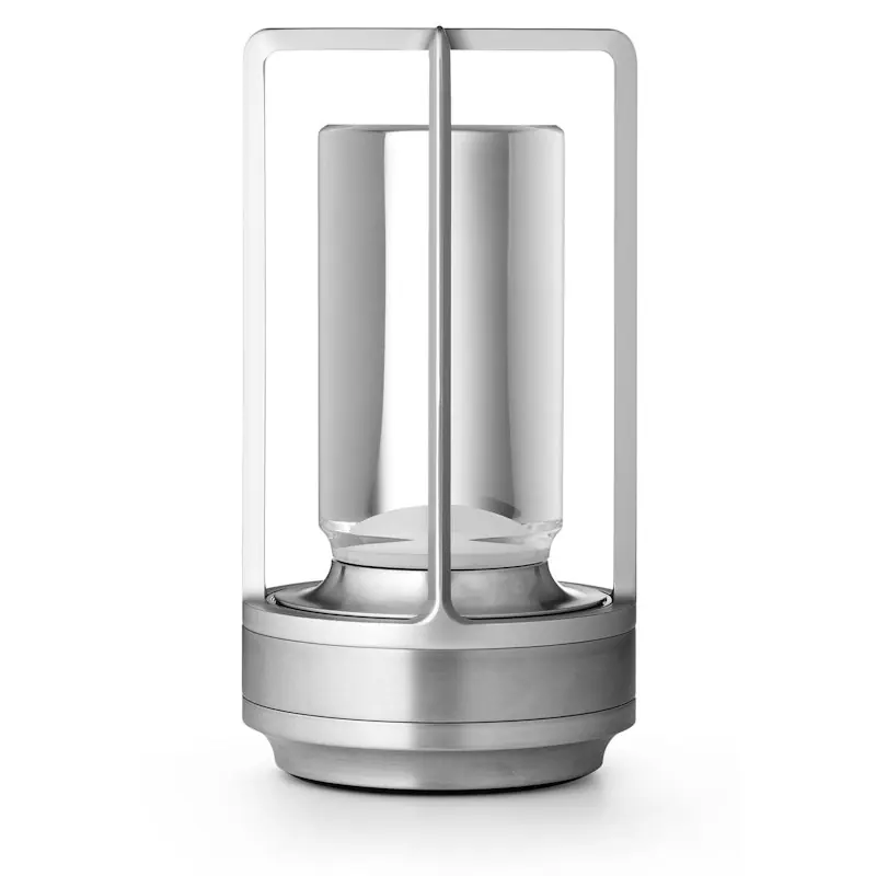 Sista chansen Turn+ Bordslampa Portabel, Rostfritt Stål