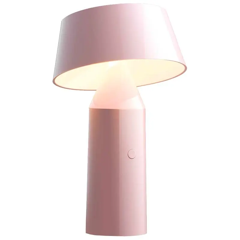 Rea Bicoca Bordslampa Portabel, Blekrosa