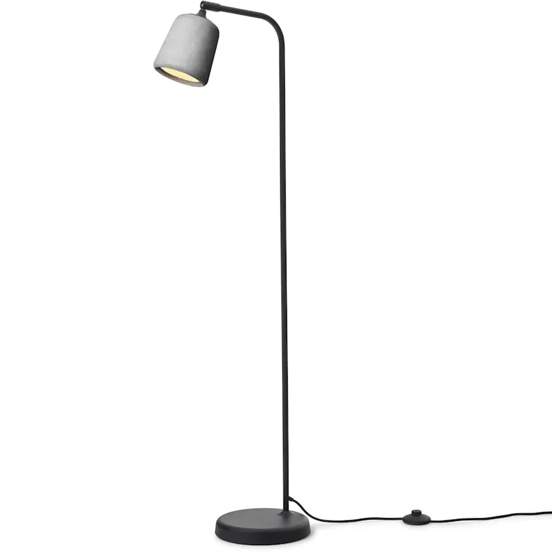 Kampanjpris Material Golvlampa, Ljusgrå Betong