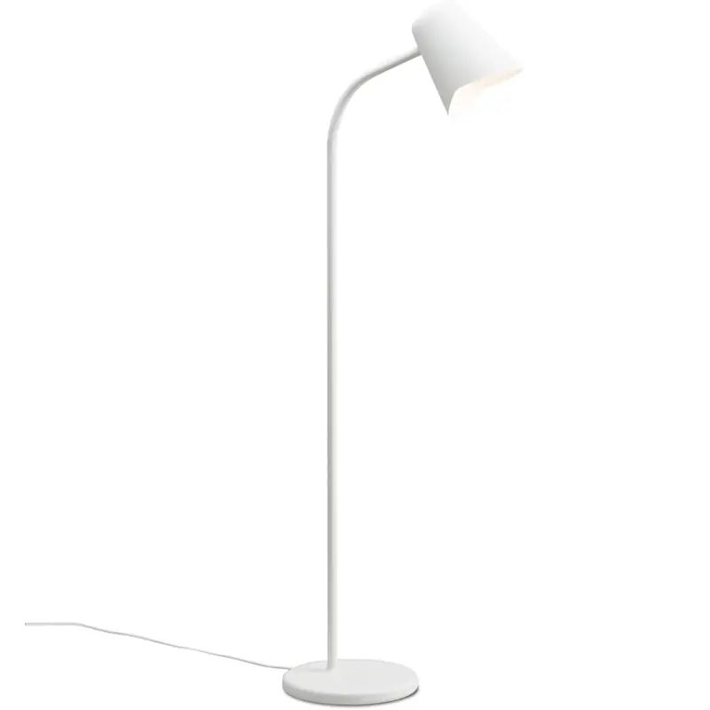 Me Golvlampa Med Dimmer, Vit risnedsättning
