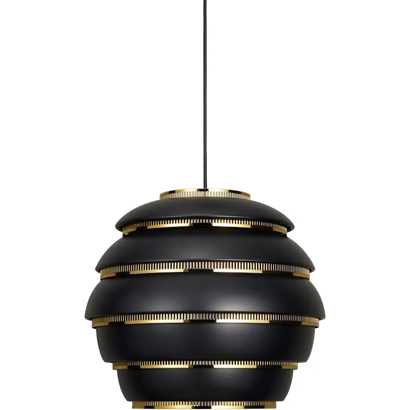 Fynd Beehive A331 Pendel, Svart/Mässing