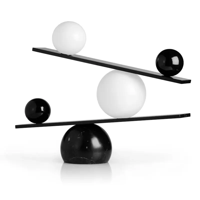Balance Bordslampa, Svart Endast idag