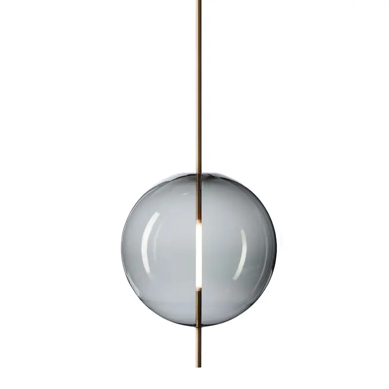 risnedsättning Kandinsky 45 Taklampa, Rökt Grå