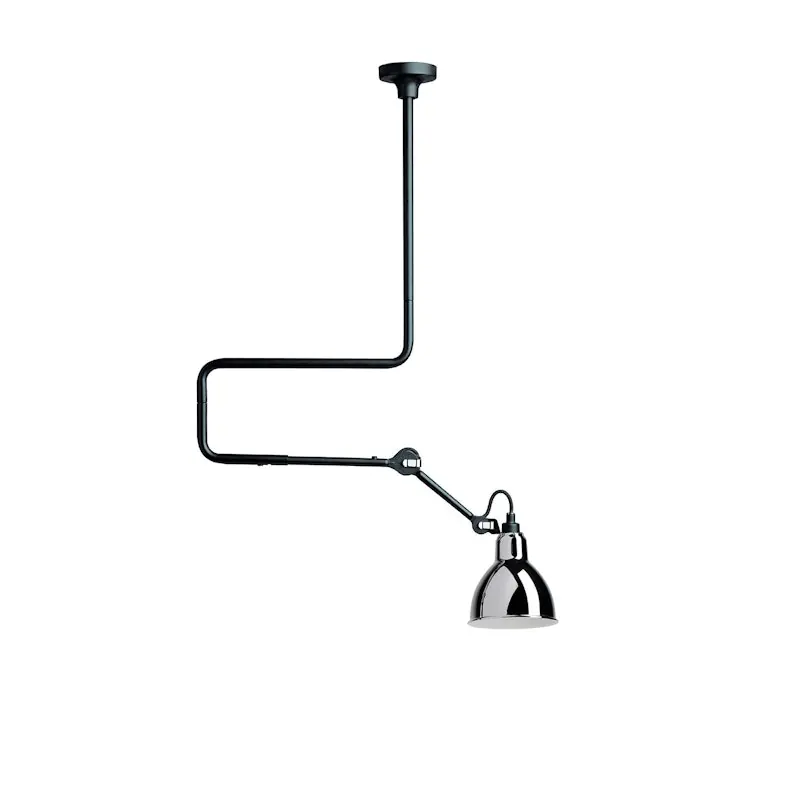 La Lampe Gras N°312 Taklampa, Svart / Krom Endast idag