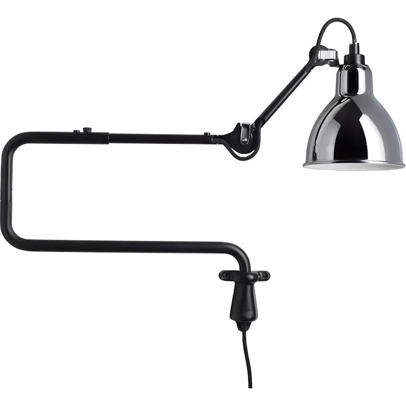 Nyhet La Lampe Gras N°303 Vägglampa, Svart / Krom