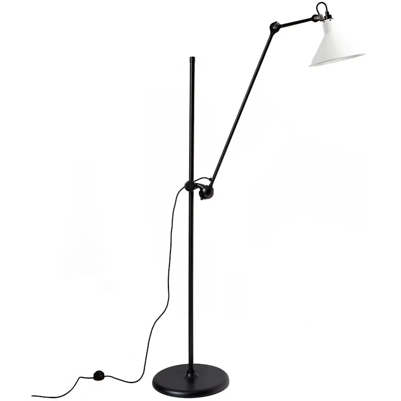 Endast denna vecka Lampe Gras N°215 Golvlampa, Svart / Vit