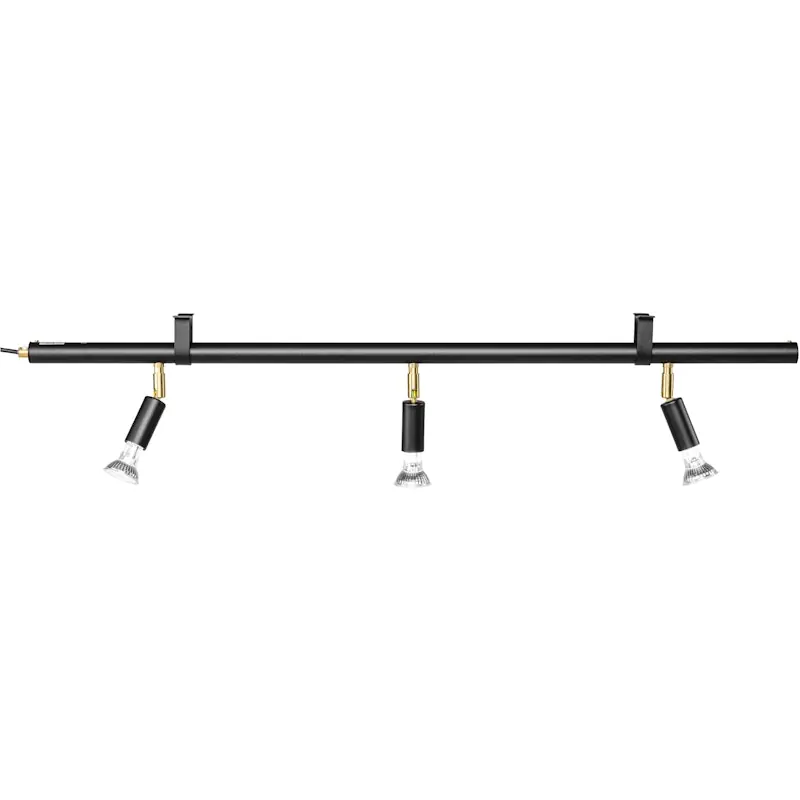 Star 3 Taklampa, Svart Premium