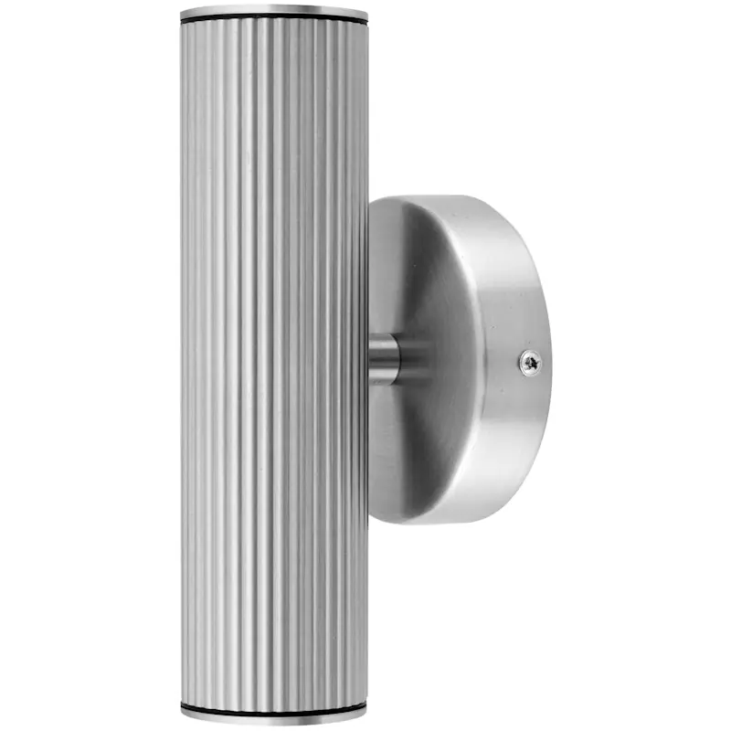 Hubble up/down Vägglampa, Borstat Stål Köp nu