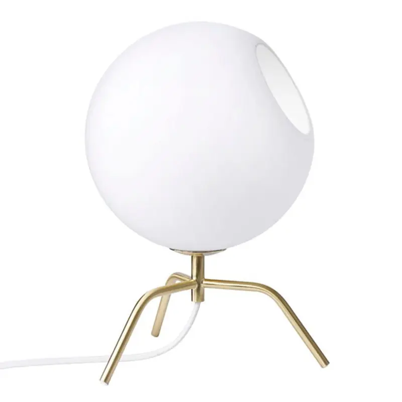 Billigare Bug 15 Bordslampa, Mässing/Vit