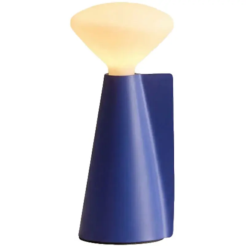 Mantle Portabel Lampa, Azure Blue Snabb frakt