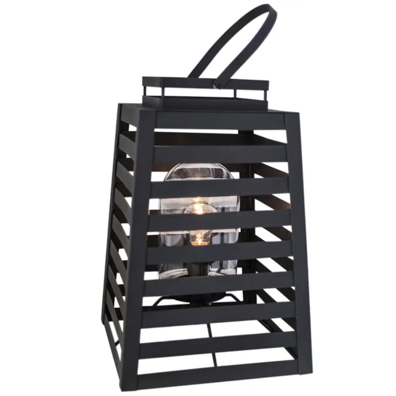 Yankton Bord/Golvlampa IP44, Sandsvart Sänkt pris