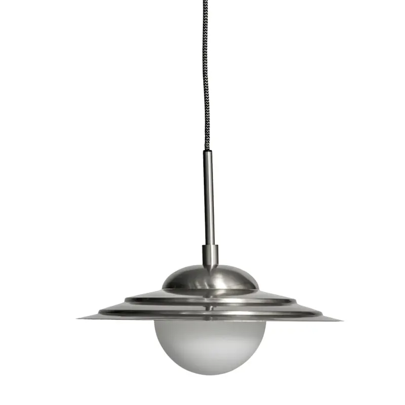 Coin Pendel Ø35 cm, Bruched Silver Trygg betalning