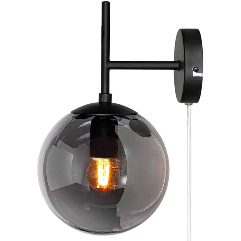Köp nu Boyle Vägglampa, Smoked Grey