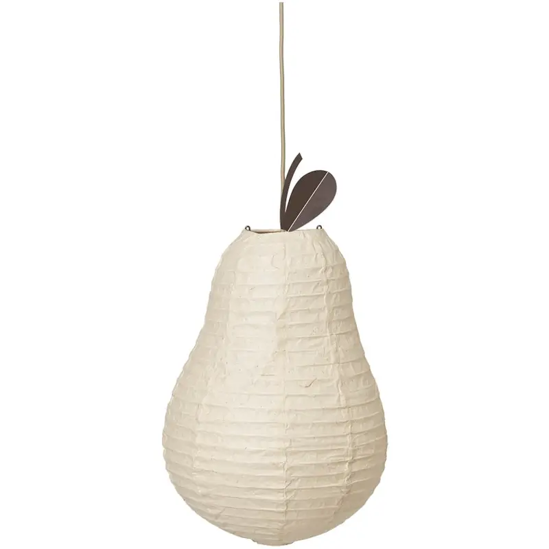 Fri frakt Pear Lampskärm, Natur