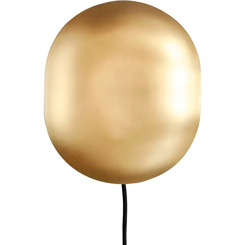 Clam Vägglampa, Mässing Fri frakt