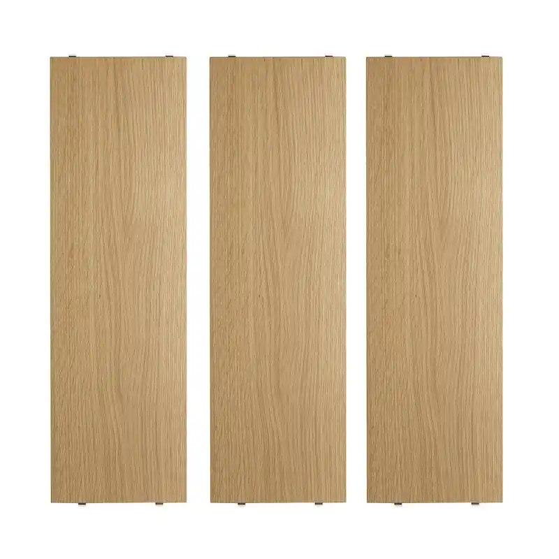 Utförsäljning String Hyllplan 3-pack 58x20 cm, Ek