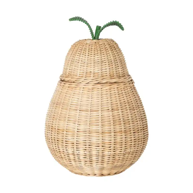 Pear Flätad Förvaringskorg, Stor Kampanj